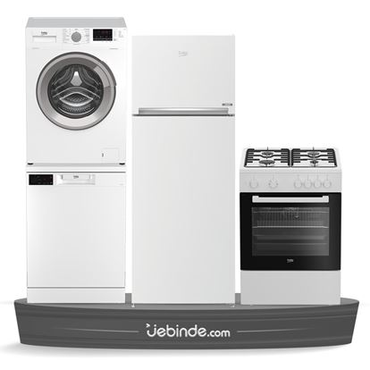 Beko 4 lü Ekonomik Çeyiz Paketi-1 (BM 3043 + CM 7100 + 970463 MB + BFE 400 B)